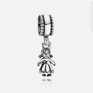 Pandora Sterling Silver My Little Girl Dangle Charm
